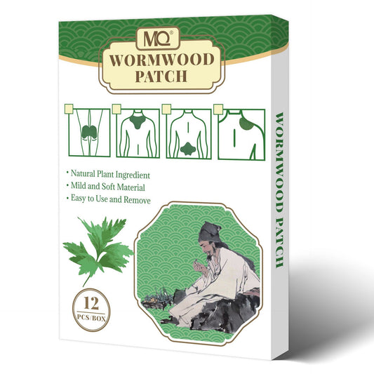 Natural Moxa Herbal Patch Set – Deep Relief for Neck, Shoulder & Lower Back